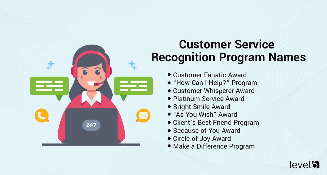 Customer Service Recognition Program Names